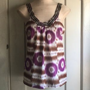 Trina Turk Beaded Tank